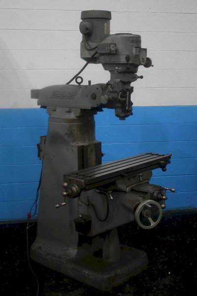 1-1/2 HP BRIDGEPORT VERTICAL RAM TYPE MILL: STOCK #75130