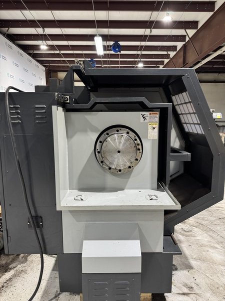 Ganesh GT-3080 BB CNC Lathe, 2015 – 10″ Big Bore, Programmable Tailstock, Chip Conveyor, Steady Rest