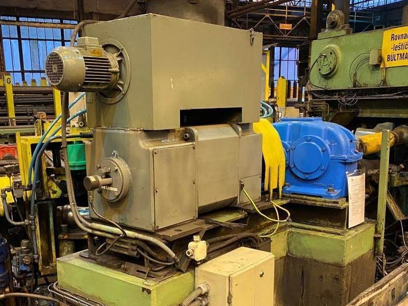 BULTMANN MODEL BWRPM 80-7 TWO ROLL STRAIGHTENING MACHINE WITH 2 72.5kw DIRVE MOTORS,
STOCK # 14494