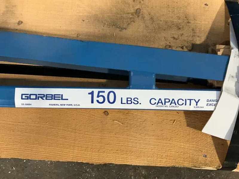 Gorbel 150 Lbs Jib Crane Boom Arm - Ss-99004