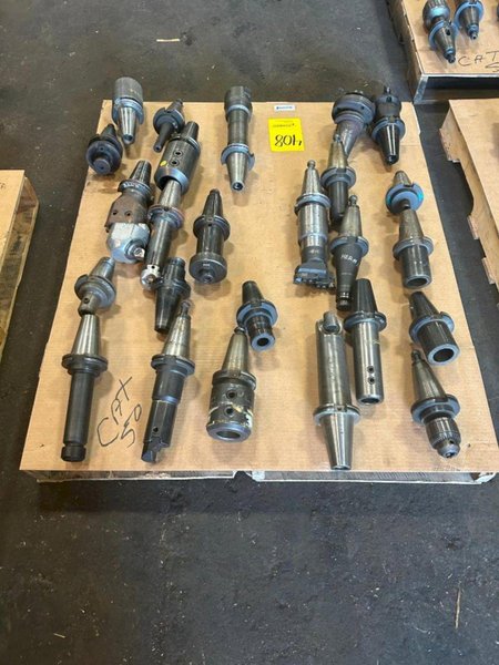 275 CAT 50 TAPER MILLING TOOLS &amp; TOOL HOLDERS: STOCK #22998