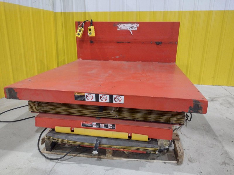 2,000 LB PRESTO PALLET  MODEL #XL36-50 W/ TILT LIFT TABLE: STOCK #20162
