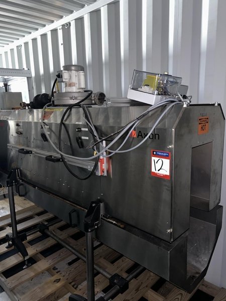 Axon ThermoPoint Shrink Sleeve Heat Tunnel System with Conveyor – Stainless, Inline, Electric