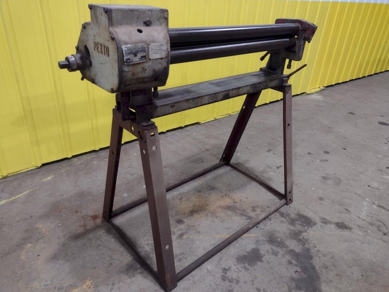36" X 18 GAUGE PEXTO MODEL #390-F PLATE BENDING ROLL STOCK #18949