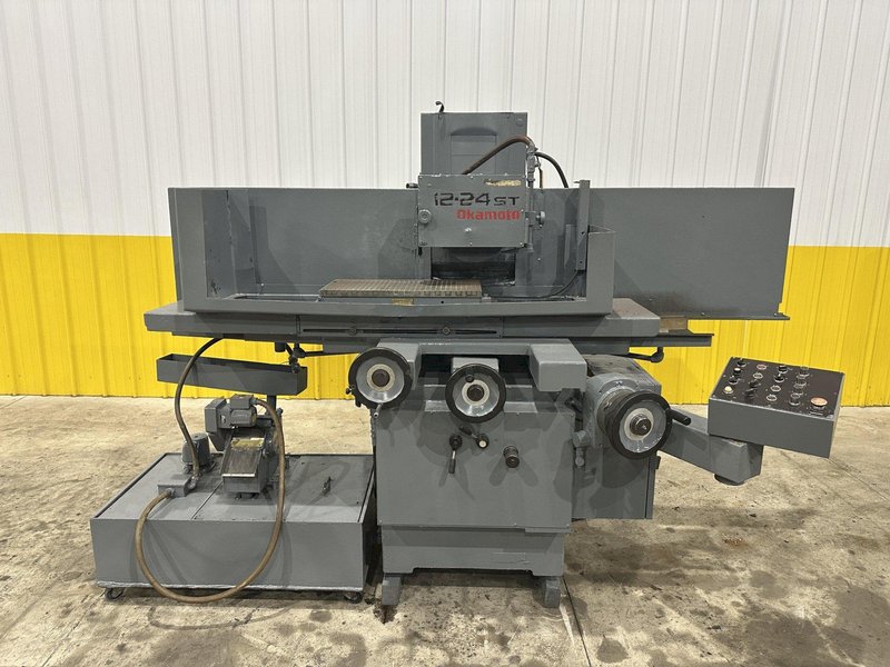 12&quot; x 24&quot; OKAMOTO MODEL #ACC-12.24ST 3 AXIS AUTOMATIC HORIZONTAL SURFACE GRINDER: STOCK #21943