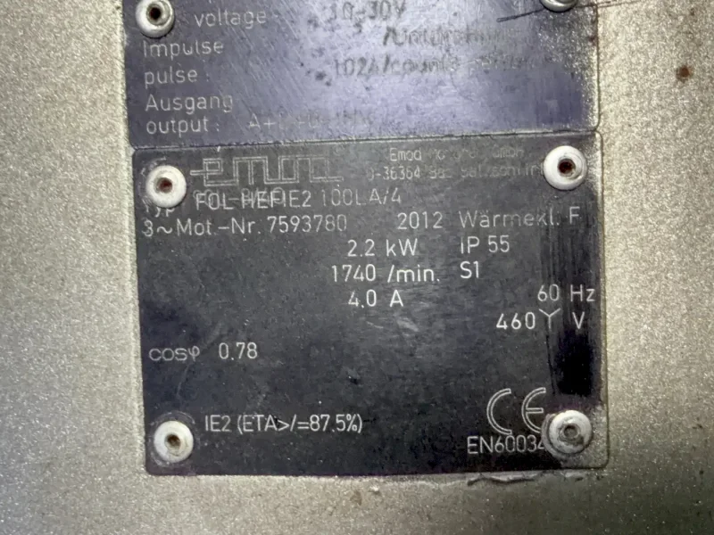 EMOD 150 KW MOTOR  -  HEFIE2 315M/4-FOL100