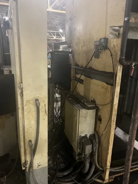 AIDA 121 TON SINGLE CRANK GAP FRAME PRESS, S/N CO411-0199, STOCK# 14220J