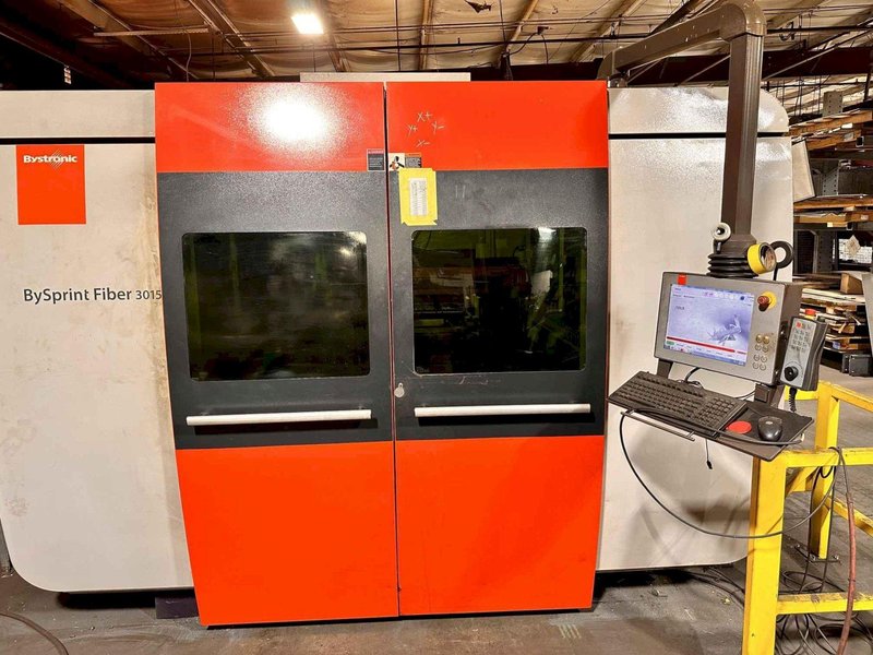 6000 Watt Bystronic  BySprint 3015 Fiber Laser, 2015 – 5′ x 10′ Table