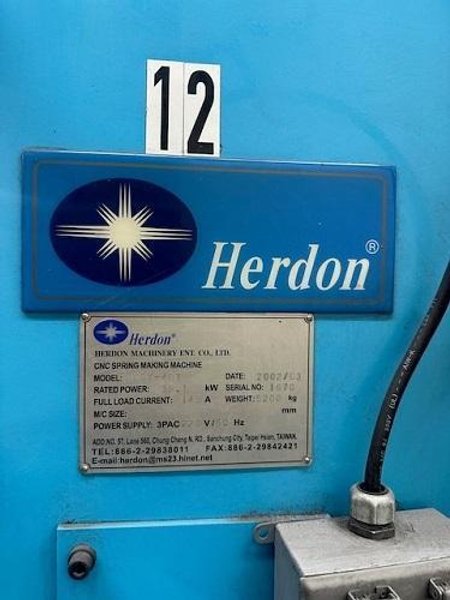 HERDON CSX-40T CNC WIRE FORMER