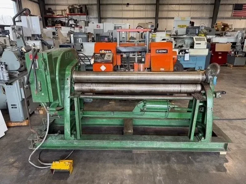 LOWN Model B700 6’ x ¼” Gauge Plate Bending Roll USA #7820