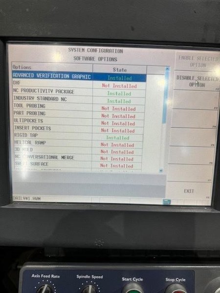 Hurco VMX-30 VMC, 2009 – WinMax Software, Big Plus Spindle, Rigid Tap