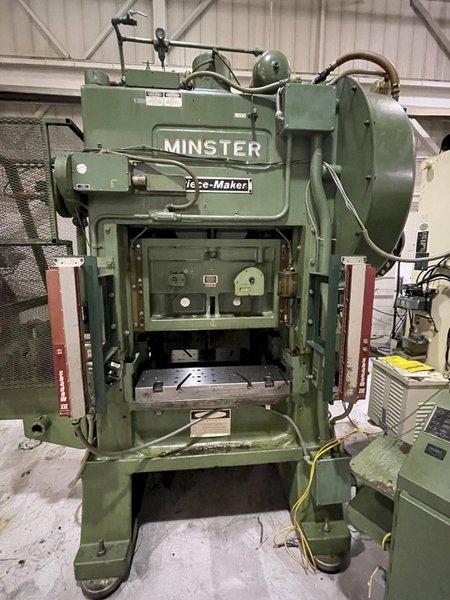 60 ton Minster Model P2-60-36 Piece-Maker Used Highspeed Straight Side Mechanical Metal Stamping Press For Sale, Year 1975