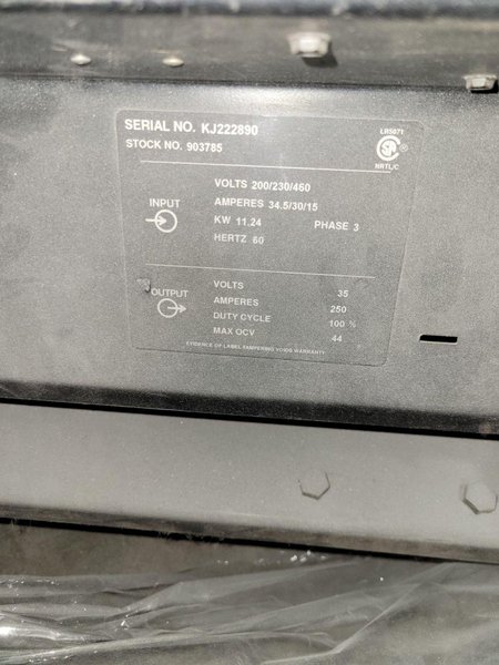 MILLER CP-252 TS MIG WELDER USED