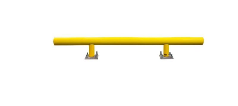 14-3/4" HIGH IDEAL SHIELD ONE LINE HEAVY DUTY GAURDRAIL BARRIER: YOBRO #24875