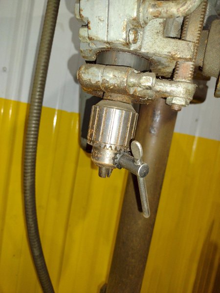 15" DELTA MODEL #15-655 VARIABLE SPEED SINGLE SPINDLE DRILL PRESS: YOBRO #24257