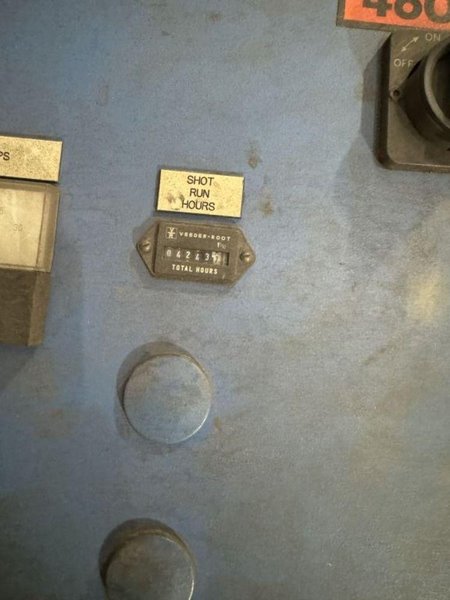 WHEELABRATOR SHOT BLAST TABLE  -  WMT-48 TABLE BLAST