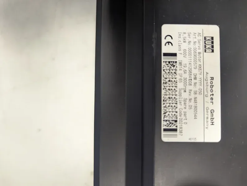 KUKA KK67Y-YYYY-050 SERVO MOTOR USED