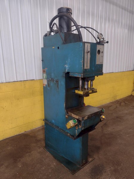 10 TON GREENERD MODEL #HPB-10 HYDRAULIC C-FRAME PRESS, 8&quot; STROKE: STOCK #16266