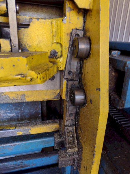 60" x 14 GA X 20,000 LB IOWA PRECISION MODEL #SLR6014-2.5 SLITTING CUT TO LENGTH COIL SLEAR LINE: YOBRO #26015