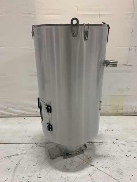 New AEC Drying Hopper, WH150, Approx. 150 lb Capacity, Insulated, Stainless Steel