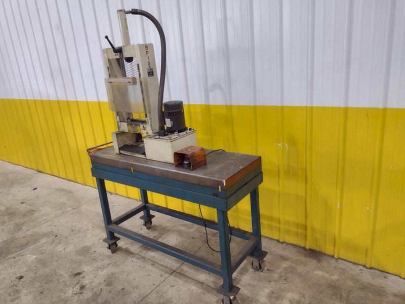 10 TON SUNNEN MODEL #BP-10 BENCH TOP HYDRAULIC PRESS, 115 VOLT: STOCK #23364