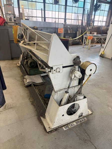 8' x 12 GA CHICAGO DREIS &amp; KRUMP MODEL HBPU8-12-6 HYDRAULIC BOX-N-PAN FINGER BRAKE: YOBRO #26181