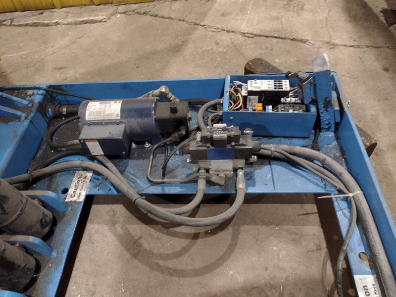 4,000 LBS X 48" X 48" MAX MODEL #LPTT-UP-40-90 HYDRAULIC TILT UPENDER 90 DEGREE FLIP TABLE: YOBRO #25894