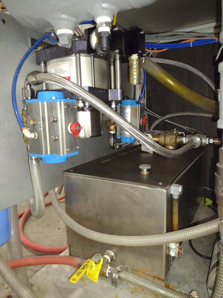 KRC (KENTUCKY REBUILD) TEST STAND WITH CREST ULTRASONIC POWER SUPPLY: STOCK #20594