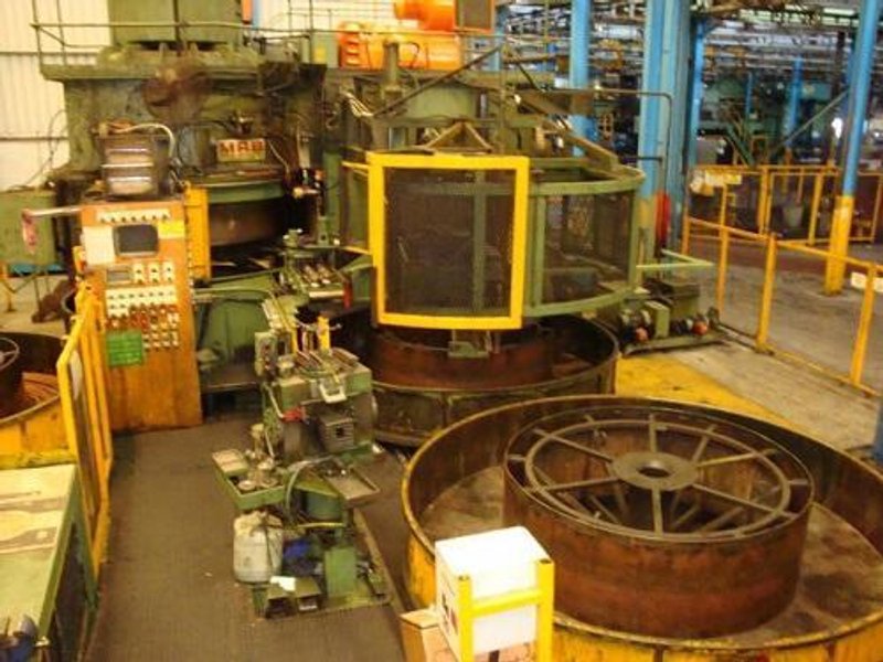 84&quot; MARSHALL RICHARDS TUBE DRAWING SPINNER BLOCK FOR COPPER TUBE