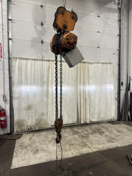 5 TON  HARRINGTON ELECTRIC CHAIN-HOIST: STOCK #77409