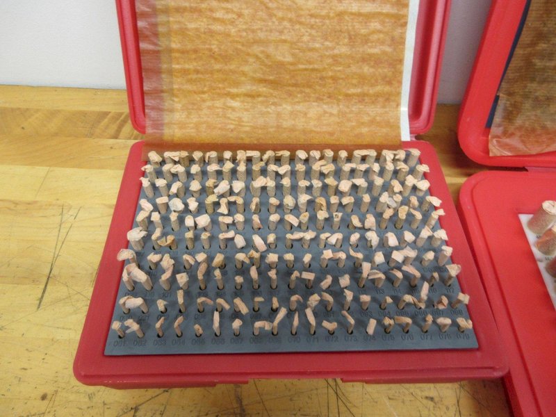 Changda .061 - .250" &amp; .251 - .500" Minus Pin Gage Sets, ***New In Plastic Divider Cases***- Auction Item
