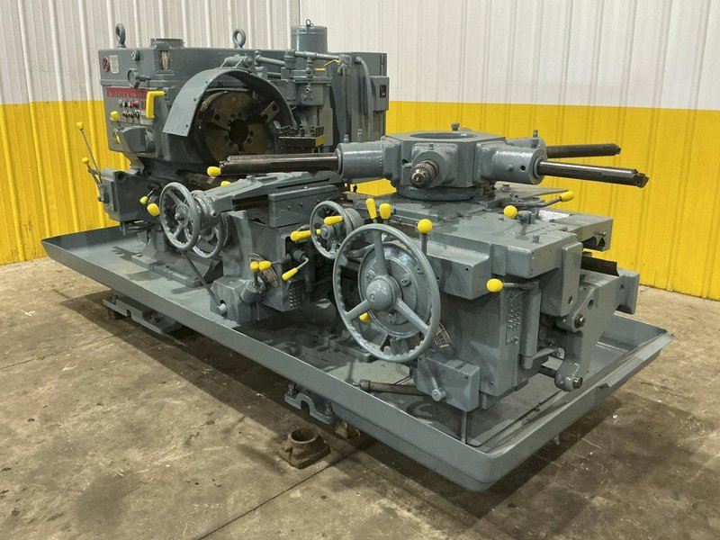 2A WARNER &amp; SWASEY MODEL #M-3470 CROSS SLIDING TURRET LATHE: YOBRO #25009
