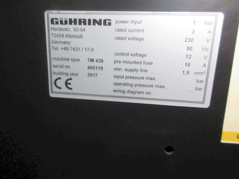 Guhring TM426L Tool Dispensing System - Inventory Management - (2) Vending Machines w/ Main Control Unit (Model TM426)- Auction Item