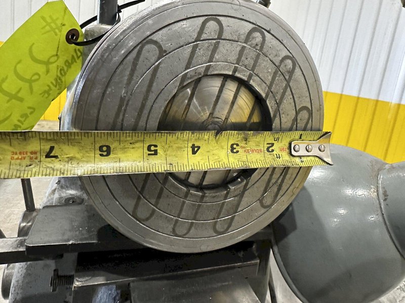 9" X 28" HARDINGE DV-59 LATHE WITH THEMAC ID GRINDER SPINDLE : STOCK #22733