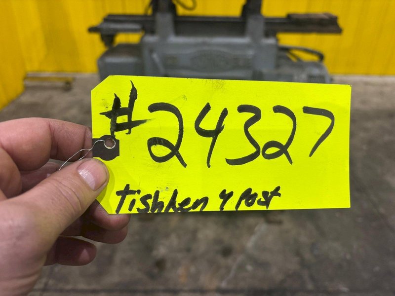 18 TON TISHKEN 4 POST MECHANICAL CUT-OFF PRESS: YOBRO #24327