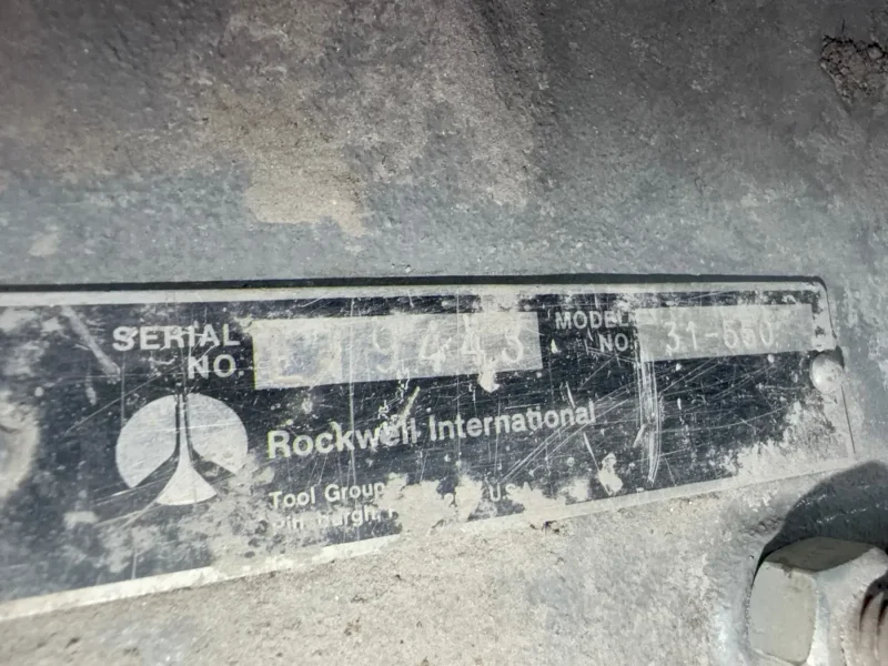 ROCKWELL 6” BELT SANDER   -  31-550