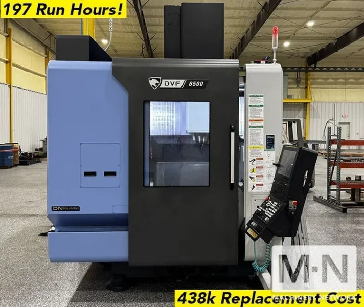 DN SOLUTIONS DVF 6500 CNC 5-Axis Vertical Machining Center, 2023 - LIKE NEW