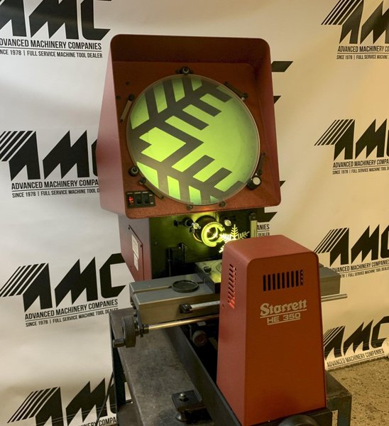 14" STARRETT Model HE350 Bench Top Optical Comparator, S/N 40508.