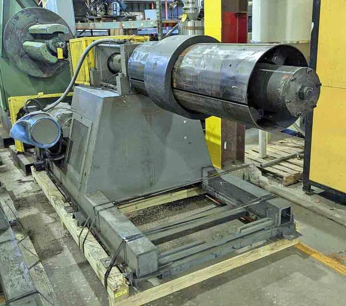 10,000# x 52&quot; ROLL FORM CORP MOTORIZED UNCOILER / RECOILER COIL REEL STOCK# 3802