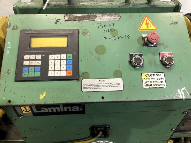 80,000 LBS LAMINA 4-CYLINDER PORTABLE HYDRAULIC DIE SETTING &amp; SEPARATING SYSTEM: STOCK #14197