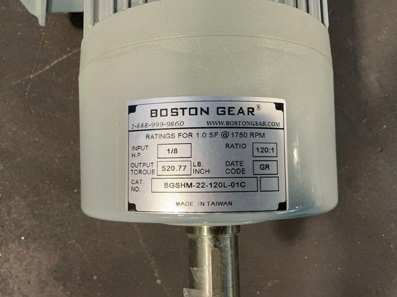Boston Gear 1/8 Hp Motor  -  Bgshm-22-120l-01c