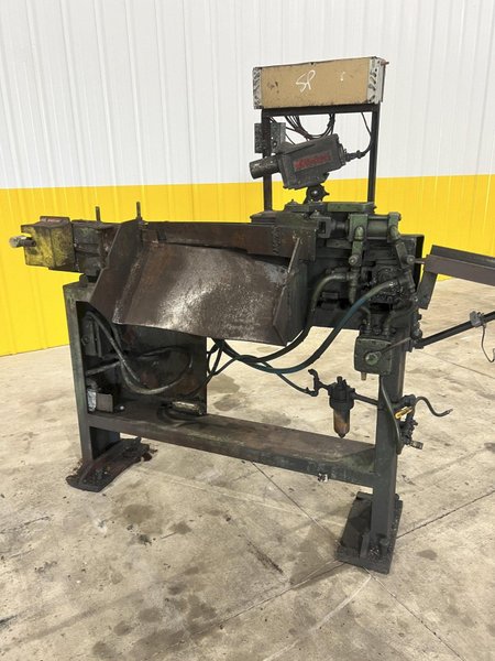 INFEED BILLET CONVEYOR WITH WILLIAMSON PYROMETER HEAT DETECTOR: STOCK #21084