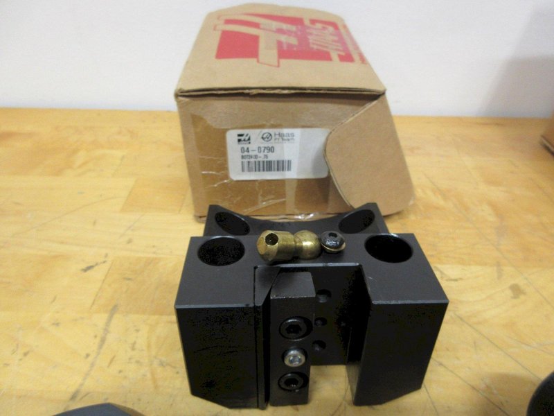 Assorted Lathe Tooling - Haas Static Tool Holders (2) &amp; Hardinge 5C Emergency Collet- Auction Item