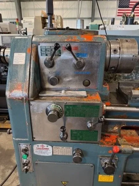 TAKISAWA TSL-1000CD 14”/22” x 40”cc Gap Lathe #7565
