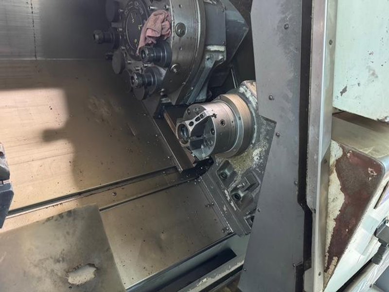 Okuma Captain L370MW CNC Lathe, 2006 – Tail Stock, Live Tooling