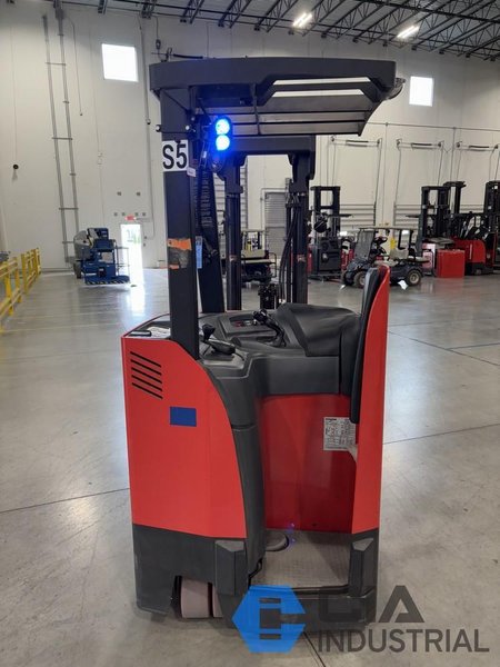 2021 - 3,000 LB. RAYMOND MODEL 415-C30TF STAND-UP ELECTRIC FORKLIFT