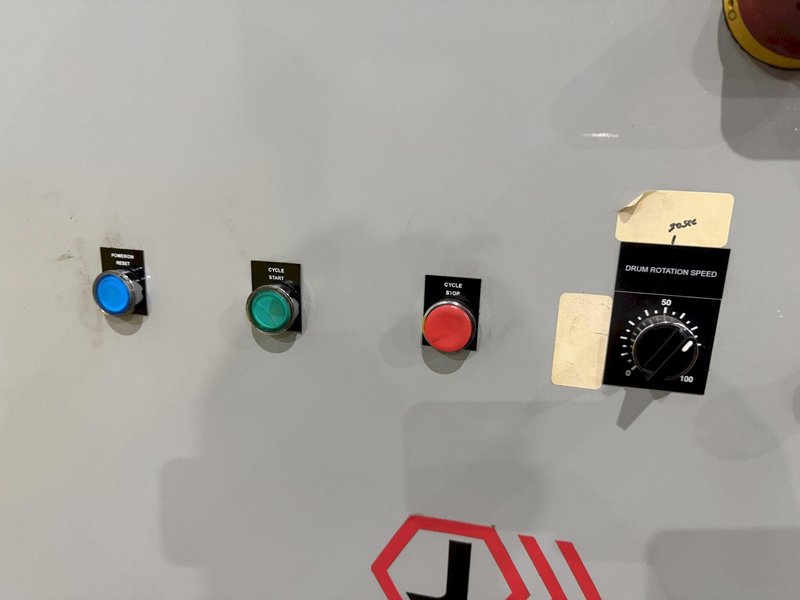 2021 JENFAB STAINLESS MODEL # LJ 19" ROTARY DRUM WASH / RINSE/ DRY PARTS WASHER SYSTEM: YOBRO #24682