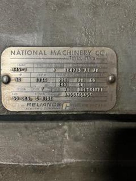 9/16&quot; NATIONAL #89 2 DIE 3 BLOW COLD HEADER