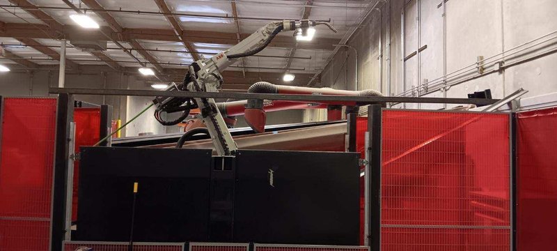 Lincoln Electric Power Wave R450 Robotic Welder, 2020 – ABB IRB 2600 Robot, Lincoln 4R220 Wire Feeder