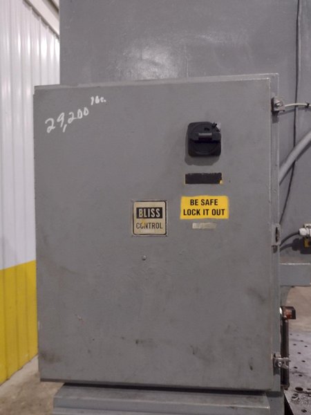 110 TON BLISS OBI MODEL #C-110 FW STAMPING PUNCH PRESS, 6" STROKE : YOBRO #25934